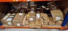 15 X MIXED CHRISTMAS TREE LOT CONTAINING PRE - LIT ROCKINGHAM 7FT , SNOW TIPPED FIR 6FT , SLIM SEVADA FIR TREE 7FT , 1.8 BIRCH TREE 1100 LEDS , 1.2M LIT TWIGS 80 LEDS , 1.5M FIBRE OPTIC TREE ETC OVER A FULL BAY - (NOTE CUSTOMER RETURNS )