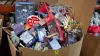 FULL PALLET BOX OF MIXED CHRISTMAS ITEMS LOT CONTAINING LED CANDLE ARCHES , 4 PIECE CANDY CANE PATH LIGHTS , 390 LED CURTAIN LIGHT 1.3M X 1.2M , 40CM MICROBRIGHTS SNOWFLAKES 300 LEDS , SET OF 4 1M SPUTINK PATH LIGHTS 400 LEDS ETC IN ONE PALLET BOX - (N