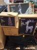 FULL PALLET BOX OF MIXED CHRISTMAS ITEMS LOT CONTAINING 1.1M SOFT ACRYLIC REINDEER LIGHT SCULPTURE WITH 160 LEDS , 90CM SOFT ACRYLIC SNOWMAN LIGHT SCULPTURE WITH 80 LEDS , 1.5M TWINKLING STARBURST TREE ETC IN ONE PALLET BOX - (NOTE CUSTOMER RETURNS)