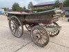 BARN FIND HORSE DRAWN WOODEN HAY CART, BUILT BY H.Y. SISSONS OF BESWICK, IN GOOD CONDITION. ALL TIMBER IS DRY.