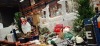 FULL BAY MIXED CHRISTMAS LOT CONTAINING 3 PIECE REINDEER FAMILY SET WITH LEDS , SLEDGING PENGUIN CHRISTMAS FIGURE , CHRISTMAS WREATH DECORATIONS , ARTIFICIAL CHRISTMAS LED TREE , 3D LED HOLOGRAPHIC STAG ETC - (NOTE CUSTOMER RETURNS )