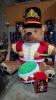 1 X PREMIER 2.7M LIT PLUSH INFLATABLE TEDDY WITH LEDS IN WORKING CONDITION WITH BOX - RRP &pound;378