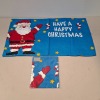 240 X BRAND NEW STUDIO SANTA - HAVE A HAPPY CHRISTMAS -PILLOWCASES IN SIZE 48 X 74 CM IN TWO BOXES