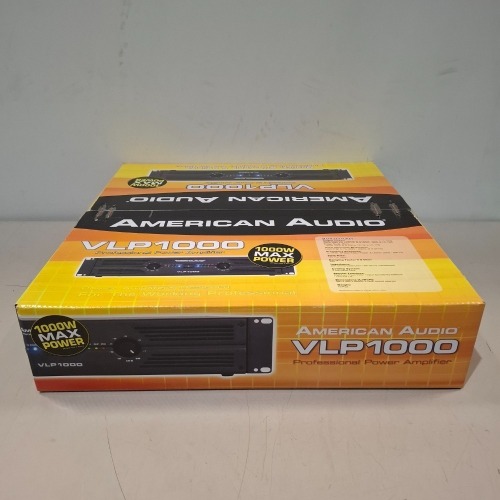 1 X BRAND NEW AMERICAN AUDIO VLP1000 PROFESSIONAL POWER AMPLIFIER 1000W MAX POWER
