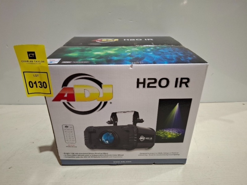 1 X BRAND NEW ADJ H20 IR LED LIGHT WITH WIRELESS REMOTE CONTROL