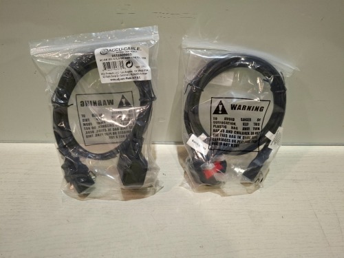 100 X BRAND NEW DMX ACCU POWER CABLES