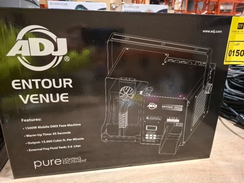 1 X GRADE B ADJ ENTOUR VENUE 1500W MOBILE FAZE MACHINE (UNTESTED)
