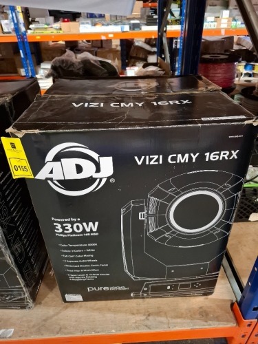 1 X GRADE B ADJ VIZI CMY 16RX 330W PHILIPS PLATINUM 16R MSD 9 COLOUR LIGHT (UNTESTED)