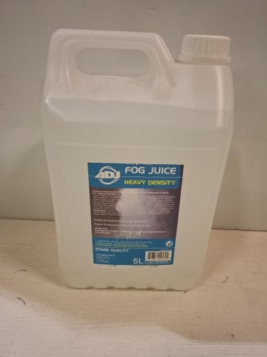 24 X BRAND NEW ADJ FOG JUICE FOR FOG MACHINES IN 5LITRES