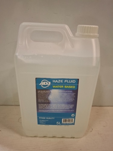 10 X BRAND NEW ADJ HAZE JUICE FOR HAZE MACHINES IN 5LITRES