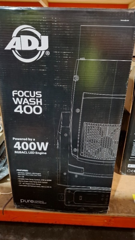 1 X GRADE B ADJ FOCUS WASH 400 (UNTESTED)