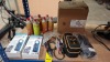 12 X PIECE MIXED LOT CONTAINING Q ACOUSTICS Q1 65C IN- CEILING LOUDSPEAKER , SILVERLINE DIGITAL CLAMP METER , MARTINDALE PD440 PROVING UNIT , BUTANE GAS CANISTERS ECT