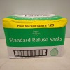240 X BRAND NEW ROLLS OF 12 STANDARD REFUSE SACKS IN 10 BOXES