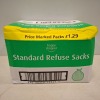 240 X BRAND NEW ROLLS OF 12 STANDARD REFUSE SACKS IN 10 BOXES