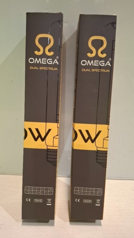 25 X OMEGA DUAL SPECTRUM 600W BULBS - FOR GROWING FLOWERING -