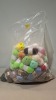 80 X BRAND NEW KNITCO GOOD OLD FASHIONED DK YARN IN VARIOUS COLOURS GREEN , YELLOW , BROWN , WHITE , PINK , ETC IN ONE LARGE BACK - 2