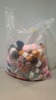 80 X BRAND NEW KNITCO GOOD OLD FASHIONED DK YARN IN VARIOUS COLOURS GREEN , YELLOW , BROWN , WHITE , PINK , ETC IN ONE LARGE BACK - 2