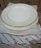 16 SETS OF 4 BRAND NEW SARA MILLER SIDE PLATES WITH CELESTIAL GOLD STARS - RRP EACH &pound;40 - TOTAL RRP FOR LOT &pound;640 IN ONE BOX