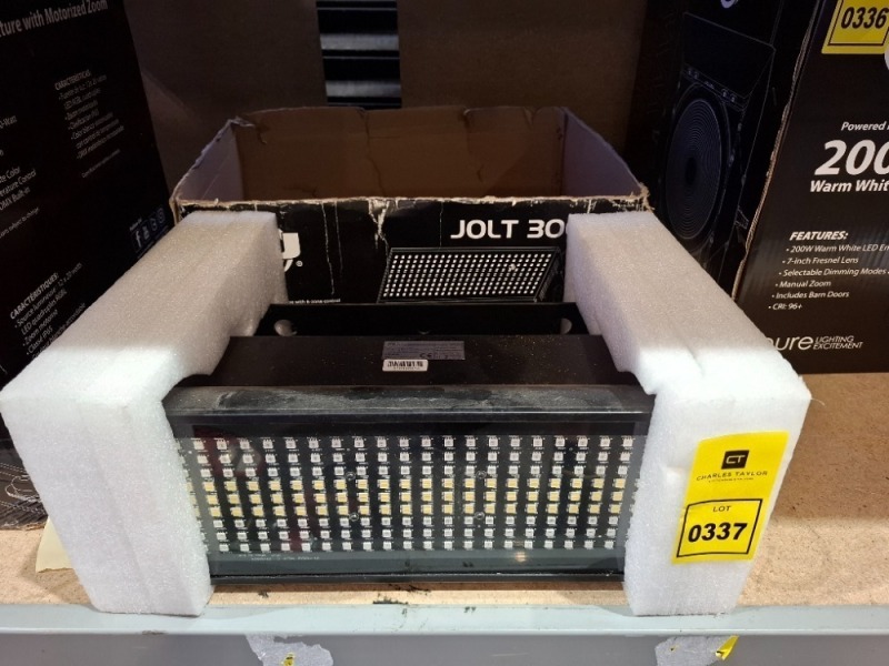 1 X GRADE B ADJ ENCORE JOLT 300 LED LIGHT (UNTESTED)