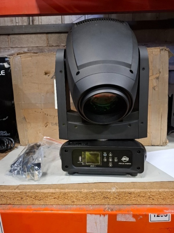 1 X GRADE B ADJ FOCUS HYBRID ROTATING LED LIGHT (TESTED WORKING)