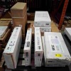 9 X MIXED BATHROOM LOT CONTAINING 3 X HAYLE 2 DOOR UNDER SINK CABINETS IN WHITE , 2 X HAYLE 2 DOOR MIRRORED WALL CABINETS IN WHITE , 2 X LANA 2 DOOR MIRRORED CABINETS IN DARK WOOD , 1 X STRIDE ILLUMINATED ALUMINIUM CABINET , 1 X SLIM VANITY UNIT IN GREY L