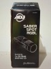 5 X GRADE B ADJ SABER SPOT RGBL LED LIGHT (UNTESTED)