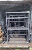 20 X USED 5 TIER SHELVING UNITS IN BLACK IN SIZE 182 X 122 X 146