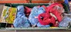 LARGE AMOUNT OF BRAND NEW KIDS TOYS LOT CONTAINING DIY ICE CREAM KITS , THE GRINCH PAINT YOUR OWN DECORATION , COCOMELON MEMORY MATCH GAME , COMIC ONS MC SWAG AND QUEEN BEE , SPIDERMAN MOVING EARS WINTER HATS ETC 5 TRAYS - 4