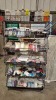 APPROX 500 X BRAND NEW MIXED PHONE CASES LOT TO INCLUDE SAMSUNG S8 -SAMSUNG S7 EDGE - SAMSUNG S10 - SAMSUNG S6 - GLASS SCREEN PROTECTORS FOR - HTC - SAMSUNG - LG ETC ON MOBILE METAL STAND WHICH IS INCLUDED