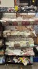 APPROX 500 X BRAND NEW MIXED PHONE CASES LOT TO INCLUDE A510 CASES - S6 EDGE CASES - A310 CASES - S5 MINI CASES - ETC ON MOBILE METAL STAND WHICH IS INCLUDED