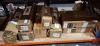 9 X MIXED CHRISTMAS TREES TO INCLUDE PRE-LIT CHRISTMAS DOOR SET , PRE LIT ROCKY MOUNTAIN PINE , GLENWOOD SPRUCE , PARASOL SPRUCE ETC ON A FULL BAY (NOTE -CUSTOMER RETURNS)