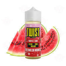 98 X BRAND NEW WATERMELON MADNESS BY TWIST E - LIQUID IN SIZE 100 ML NICOTINE FREE IN 2 BOXES - RRP EACH &pound;15 TOTAL RRP FOR LOT &pound;1,470