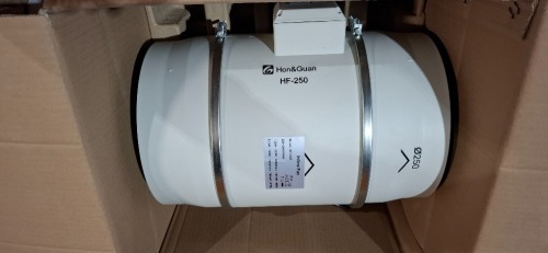 1 X BRAND NEW HON AND GAUN INLINE DUCT FAN - SIZE 10 INCH