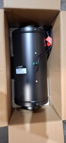 1 X BRAND NEW CYCLONE EC SILENT INLINE FAN 6 INCH