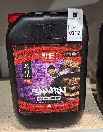 1 X BRAND NEW SHOGUN 25 LITRE SAMURAI COCO A