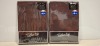 22 X BRAND NEW THOMAS FREDERICK TABLETOPS IN BROWN IN SIZE 132 X 178 CMS / RECTANGLE