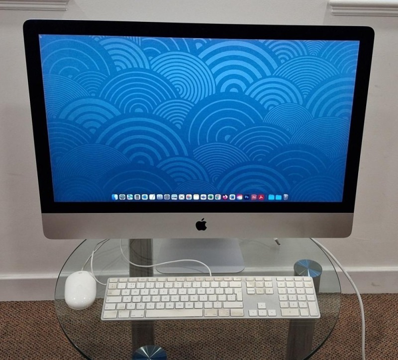 APPLE IMAC A1419 WITH KEYBOARD & MOUSE