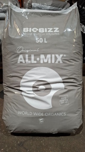 5 X BRAND NEW BIOBIZZ 50 LITRES ORIGINAL ALL MIX POTTING SOIL