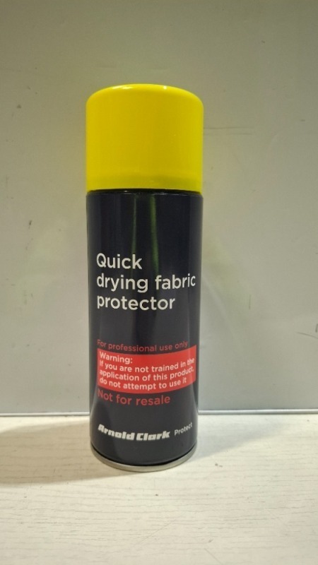 144 X BRAND NEW QUICK N DRYING FABRIC PROTECTOR 400ML IN 12 BOXES