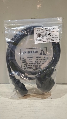 100 X BRAND NEW ACCU - CABLE AC - UK - IEC - 1 UK MAIN CORD IEC , 10A IN ONE BOX
