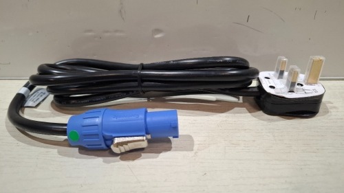 90 X BRAND NEW POWERCON LEAD UK PLUG IN ONE BOX