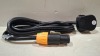 25 X BRAND NEW ADJ MPC IP65 LOCKING POWER CABLE UK 2 M IN ONE BOX