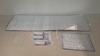 500 PIECE MIXED BRAND NEW LOT TO INCLUDE LARGE AMOUNT OF PIPETS - DISPOSABLE SYRINGES - PLASTIC SYRINGES IN VARIOUS SIZES - VARIOUS SIZES INSULATED MATS
