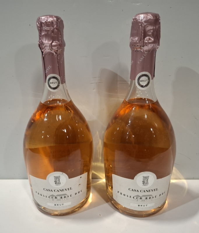 10 X BRAND NEW CASA CANEVEL PROSECCO ROSE DOC 75CL