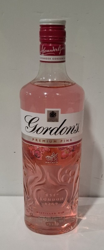 9 X BRAND NEW GORDONS GIN PREMIUM PINK 70CL