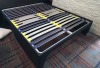 KING SIZE BED WITH EPEDA ALL SEASON MATTRESS WITH SOLID BED FRAME WITH METAL / WOODEN SLATS IN SIZE 2M X 160CM X 70 CM (PLEASE NOTE CAME FROM X HOTEL - BED SIZE ACTUALLY A EUROPEAN KING) BED FRAMES ARE RELATIVELY EASY TO BREAK DOWN AND RE-ASSEMBLE VIEW - 3