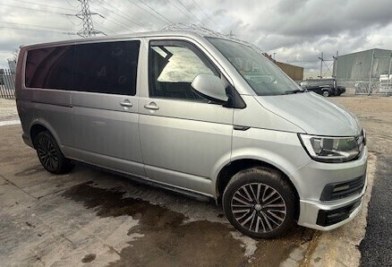 SILVER VOLKSWAGEN TRANSPORTER T32 SE TDI BM DIESEL MPV 1986CC - FIRST REGISTERED 13/12/2016 *** PLEASE NOTE THIS VEHICLE IS LOCATED IN CROYDON*** REG: RF66DRX NO KEYS NO V5 MOT EXPIRED 16/5/2025 LAST RECORDED MILEAGE 16/5/2024 - 140,530 MILES CAT S INSURA