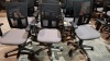 12 X USED OFFICE CHAIRS IN GREY / BLACK