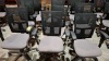 12 X USED OFFICE CHAIRS IN GREY / BLACK