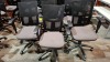 12 X USED OFFICE CHAIRS IN GREY / BLACK